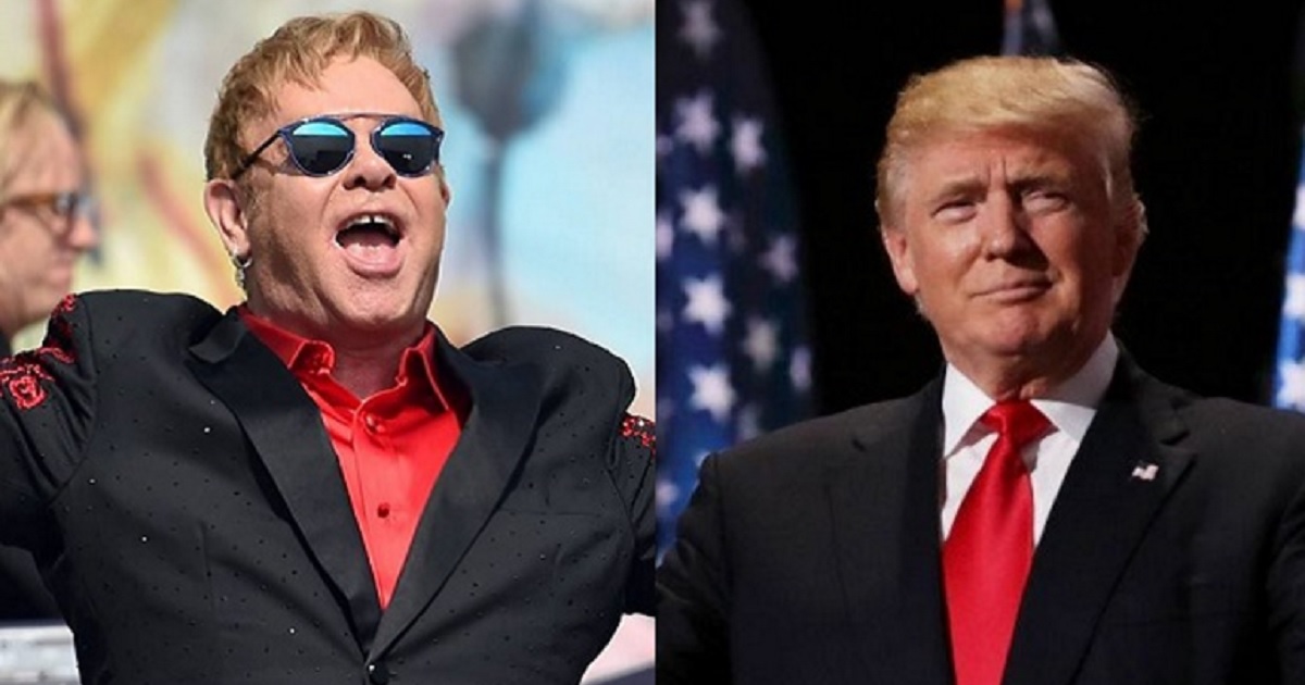 Trump Says Elton John Will Perform at His Inauguration: Elton says ‘Hell No’