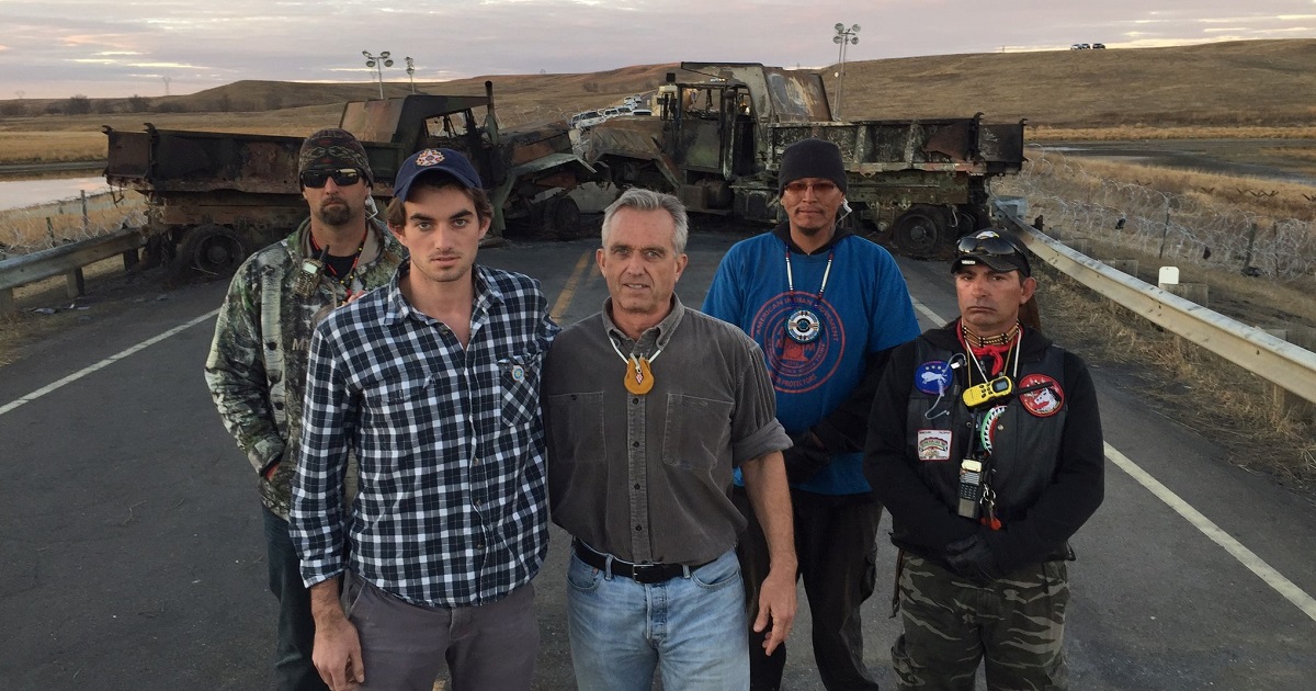 Robert F. Kennedy Jr. Joins Standing Rock Front Lines to Condemn Federal Protection of Criminal Corporation