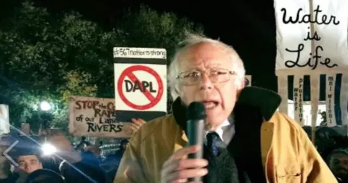 Bernie Joins NoDAPL Protests And Urges Unique Solution: President Obama Should Declare Standing Rock National Monument