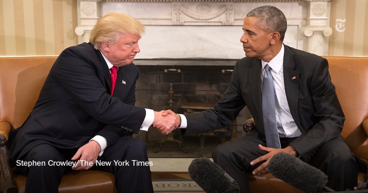 President-Elect Trump Shakes Hands With Man He Called “Founder of ISIS”