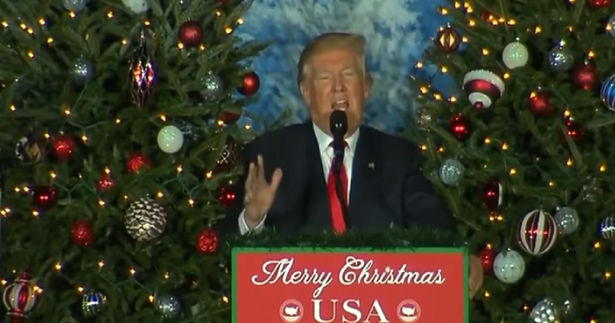 Trump Rants About the War on Christmas… In July