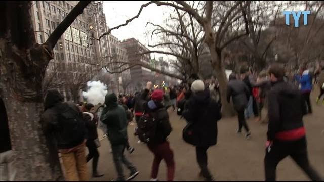 Anti-Trump Riots Rage In D.C. After Inauguration