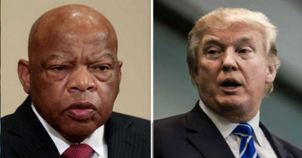 Racist Trump Tells John Lewis to Focus On Inner-City Violence: WTF