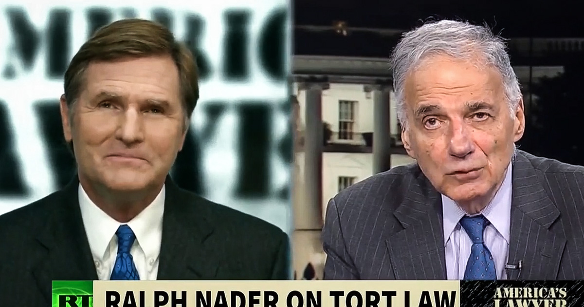 Pap & Ralph Nader: The Corporate Plot To Destroy Your Legal Rights – America’s Lawyer