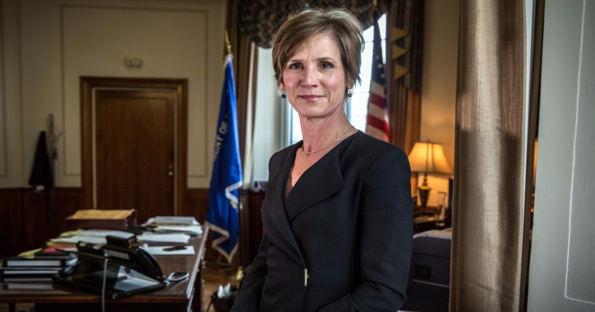 Is Sally Yates Headed For Political Office?