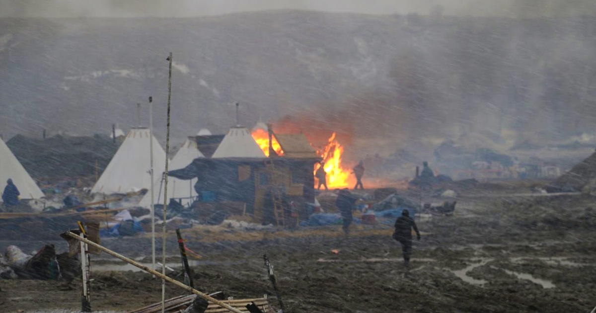 Oil Police RAID Standing Rock Camp. Update From Jordan Chariton