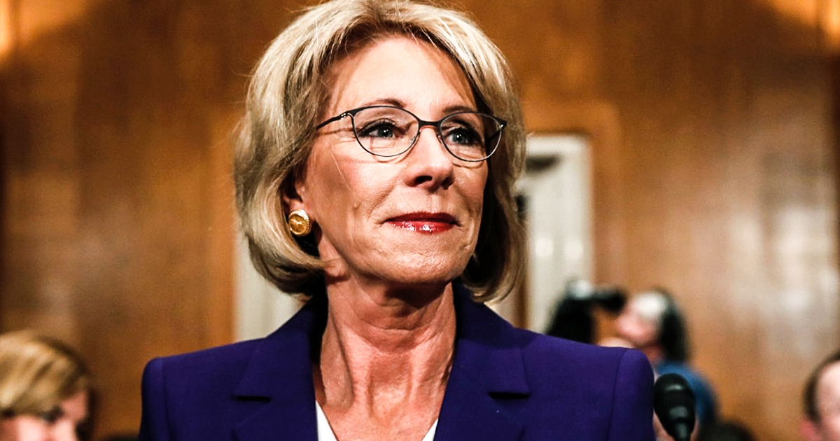 Education Secretary Betsy DeVos Believes Jim Crow School Segregation Was Just “School Choice”