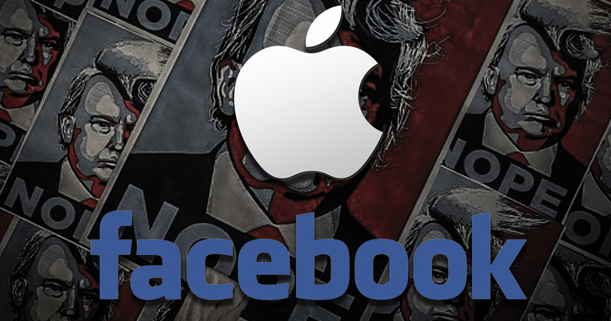 Apple & Facebook Turning Over Trump Protestor Data To Law Enforcement