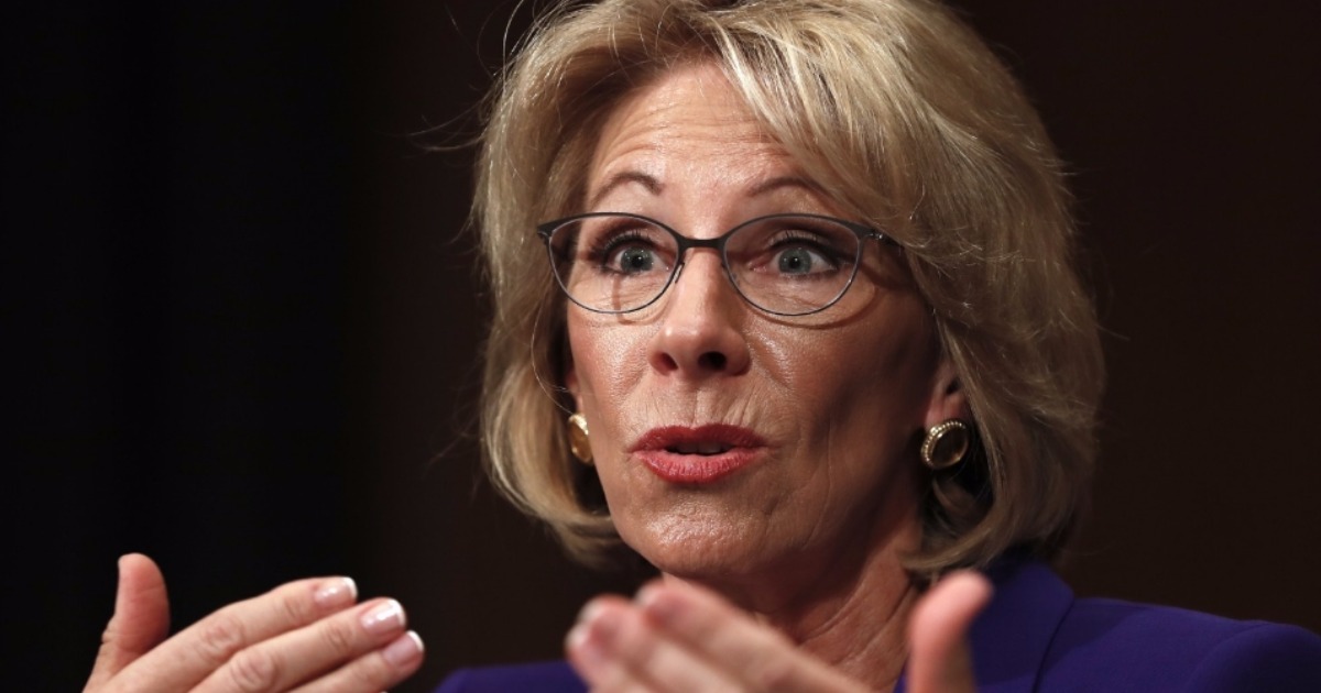 Betsy DeVos Booed and Shunned by Graduating Class While Giving Commencement Address