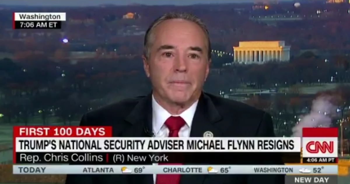 WTF: Congressman Says GOP Staying Quiet About Flynn Because It’s Valentine’s Day