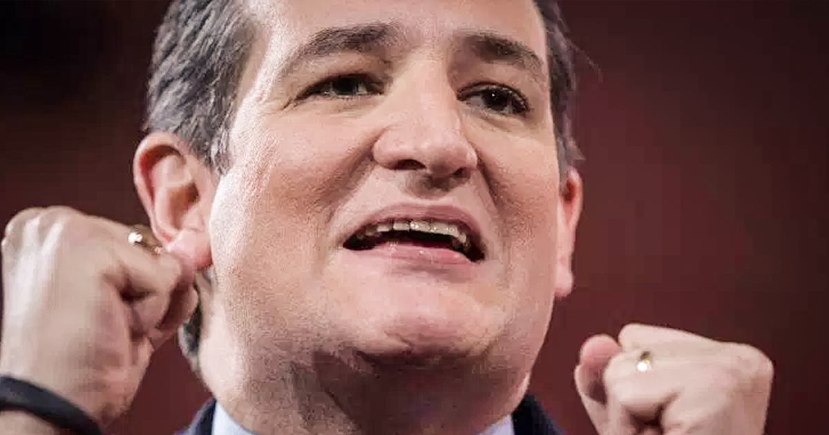 Ted Cruz Panics As Democrats Appear To Finally Push Back