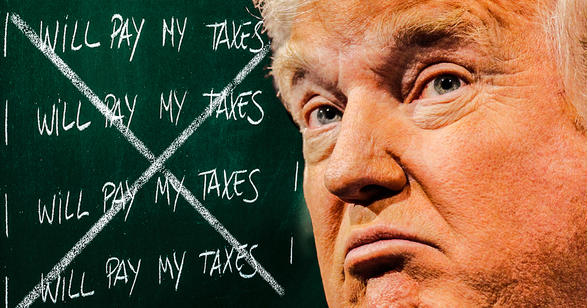 Trump Dangles the Tax Return Carrot: “Maybe I’ll release them after I’m finished”