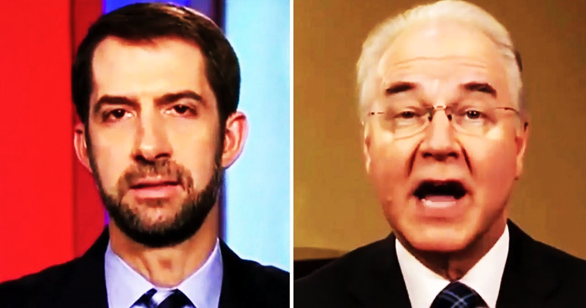 GOP Sen. Tom Cotton TRASHES Trumpcare, HHS Sec. Tom Price Lies Through His Teeth About It – Majority Report