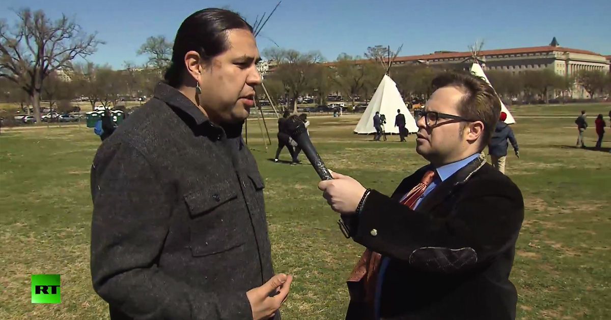 Native Americans Invade Washington, DC! We Investigate – Redacted Tonight