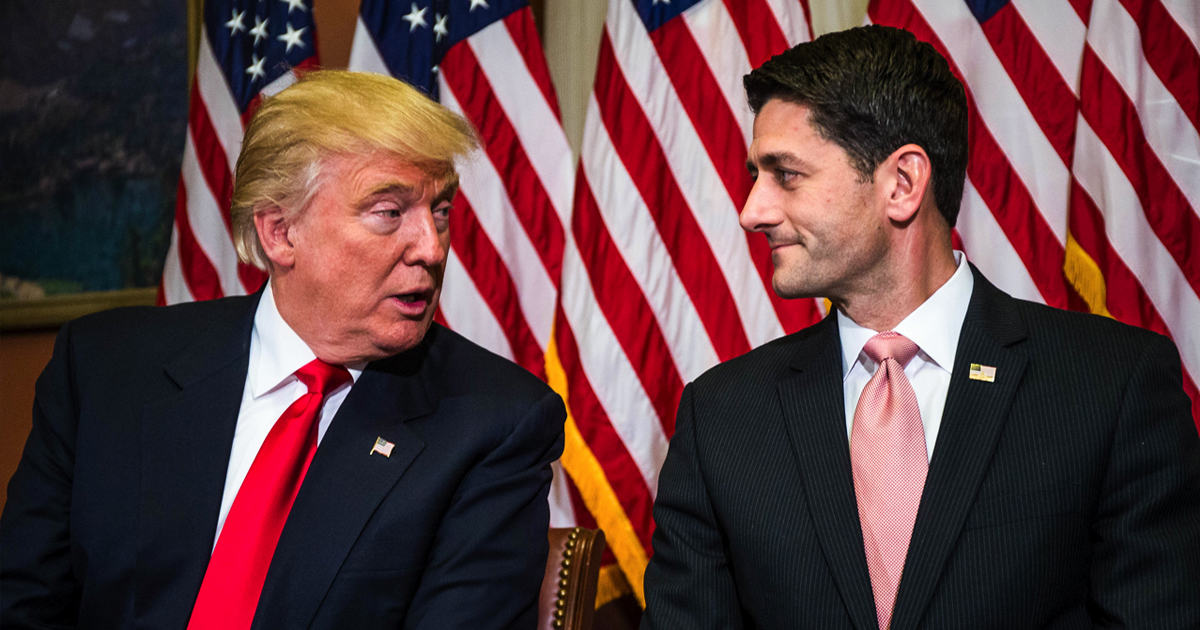 Trump & Paul Ryan Team Up To Make Healthcare Bill Even Worse