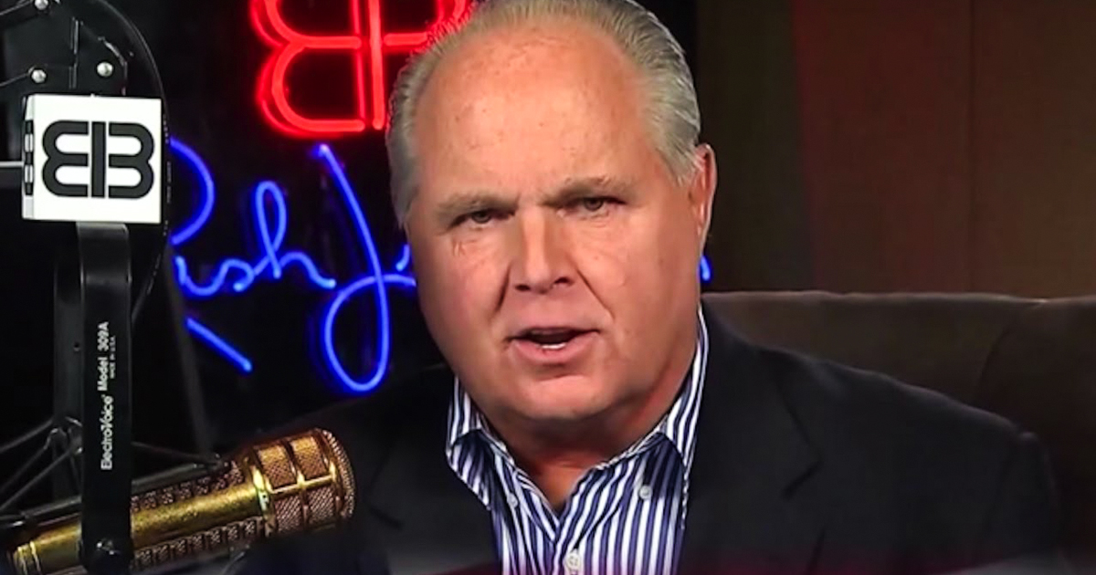 Rush Limbaugh Is STILL Complaining About Food Stamps – Majority Report