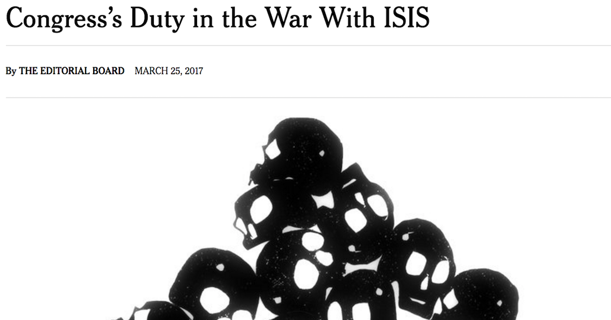 The New York Times Demands More War – Channels War-Pimp Judith Miller in Editorial