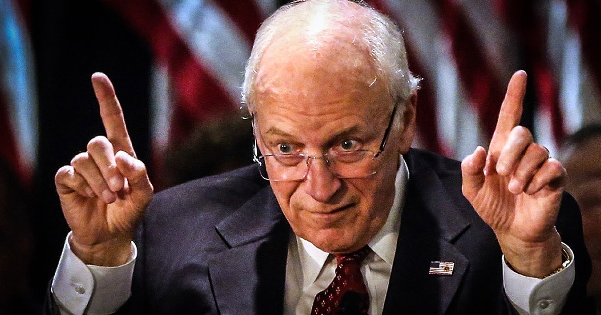 Dick Cheney Is Ready To Start A War With Russia