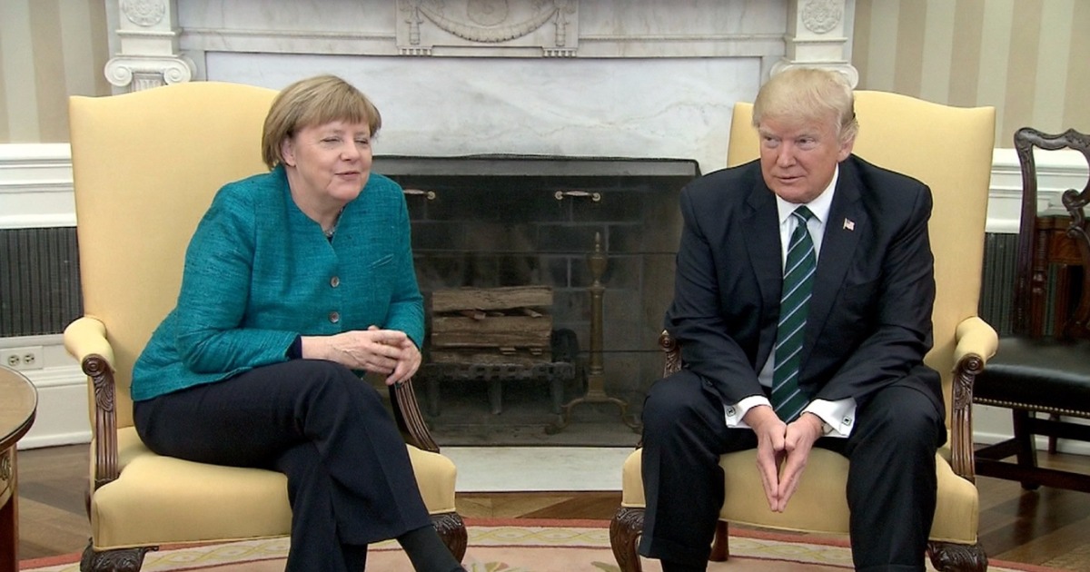 Trump’s Trend of Handshaking ﻿Mishaps Continue: Snubs Merkel’s Handshake Request