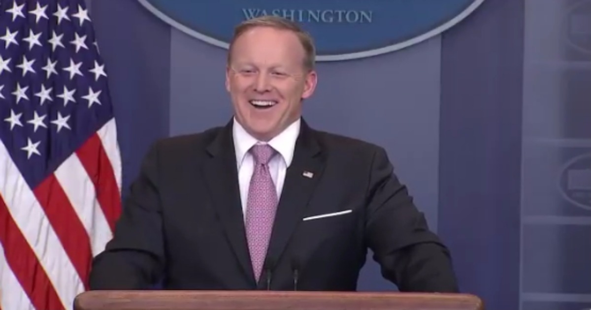 Sean Spicer Admits POTUS Lied When He Called Past Jobs Reports “Fake” In Press Briefing Joke