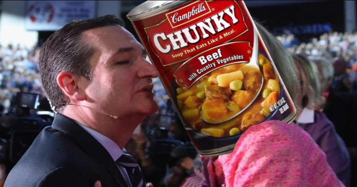 Election Flashback: One Year Ago, We Learned Ted Cruz Really Likes Canned Soup