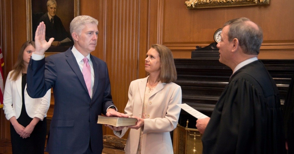 Neil Gorsuch Sworn In As Supreme Court Justice