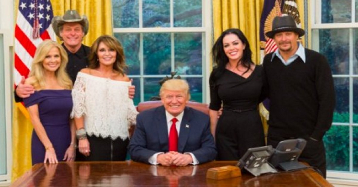 Sarah Palin, Kid Rock & Ted Nugent Tour the White House