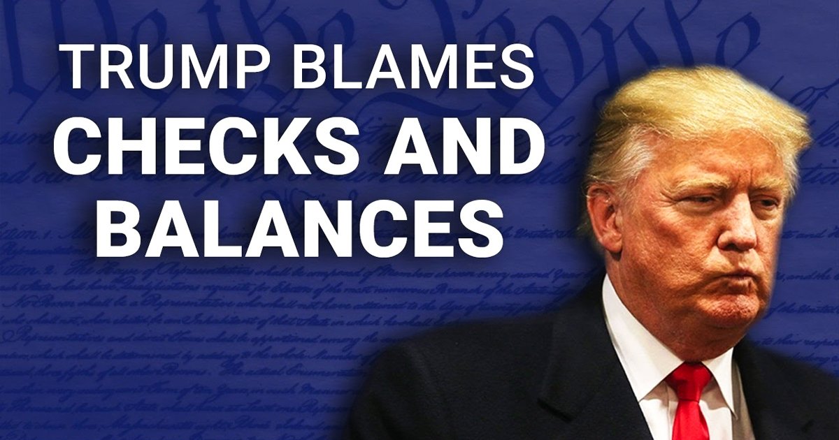 Trump Blames Constitutional Checks & Balances For Disastrous 100 Days – David Pakman Show