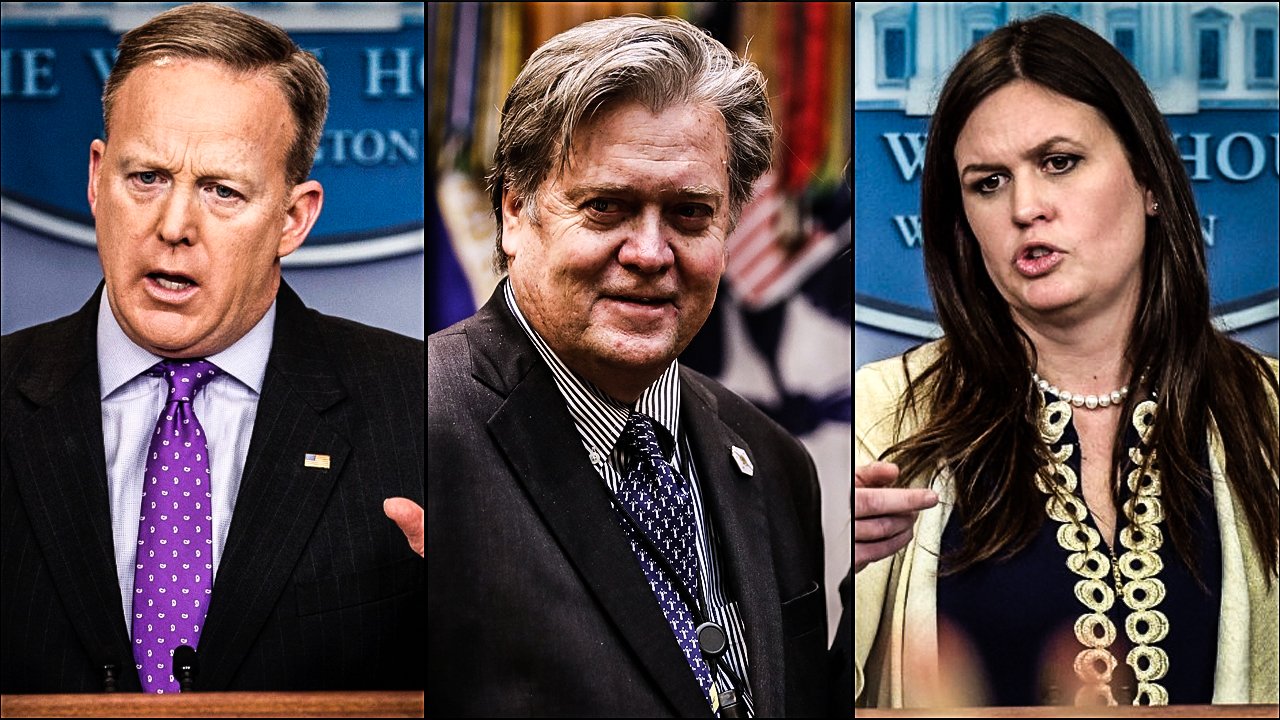 Sean Spicer, Steve Bannon, And Sarah Huckabee Sanders Erupt In Screaming Match After Intel Leak