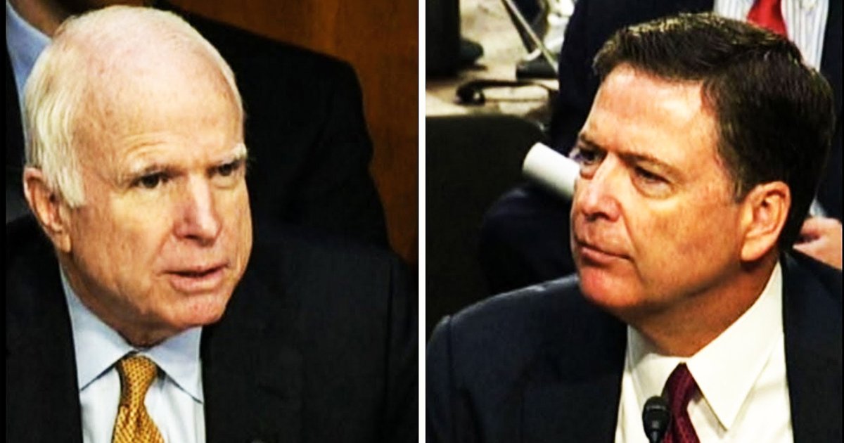 John McCain’s COMPLETELY INCOHERENT Attempt To Question James Comey – Majority Report