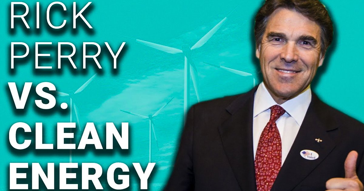 Trump Energy Secy Rick Perry Plans To Kill Wind & Solar – David Pakman Show