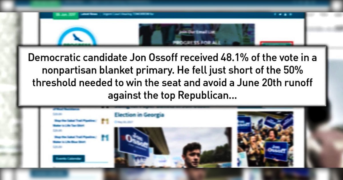 The Battle Against Election Fraud: Lawsuit To Get Paper Ballots For Berniecrat Jon Ossoff – Redacted Tonight