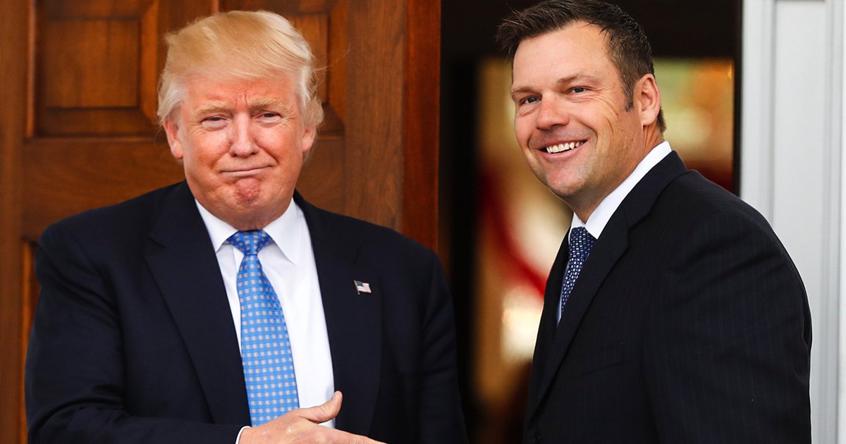 Kris Kobach Fuels Trump’s Voter-Fraud Obsession