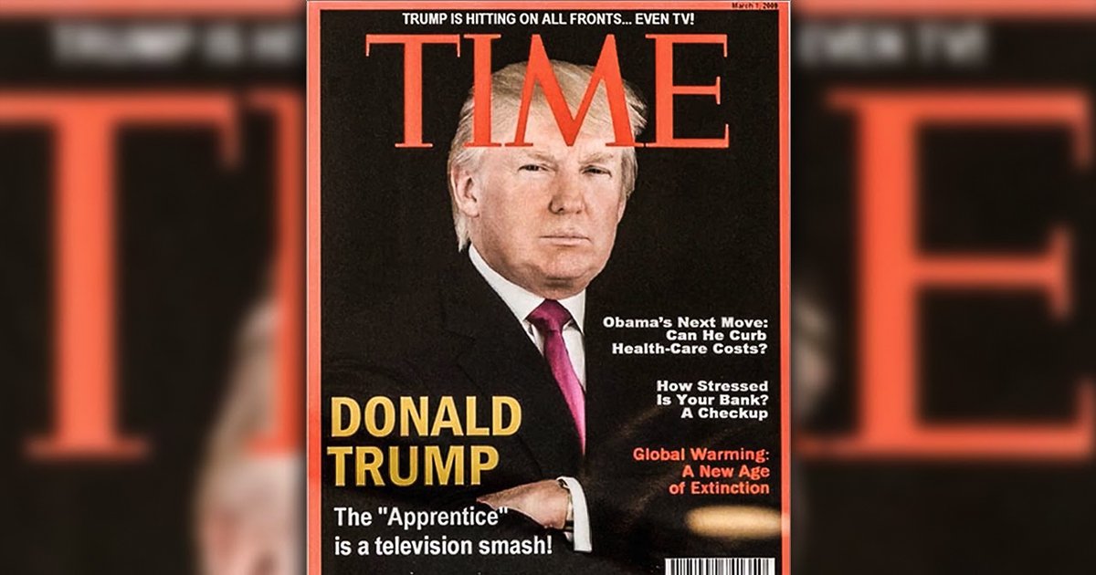 Donald Trump Has Fake Issue Of Time Magazine Hanging Featuring Himself In His Golf Resorts