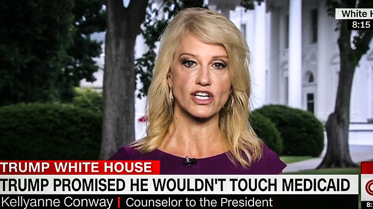 Kellyanne Conway Swears The Republican Healthcare Bill Doesn’t Cut Medicaid