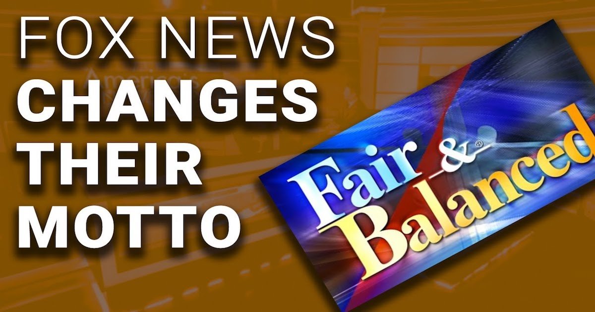 Fox News Drops “Fair & Balanced” Motto – The David Pakman Show