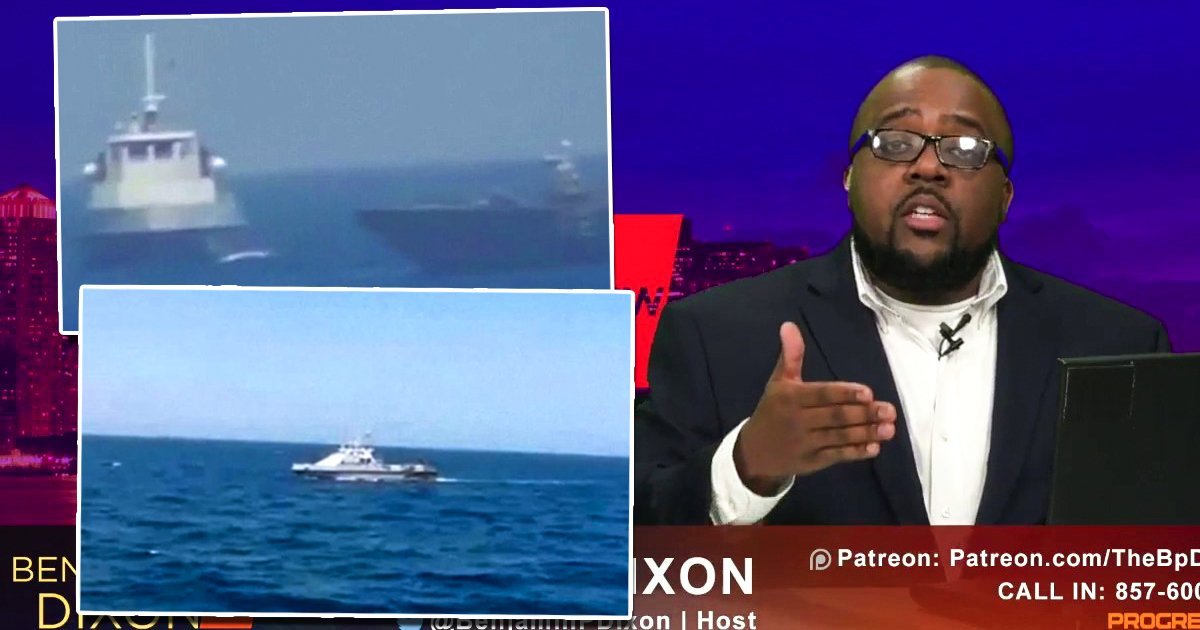 U.S. Navy Ship Fires Warning Shot Across Bow Of Iranian Vessel – Benjamin Dixon Show