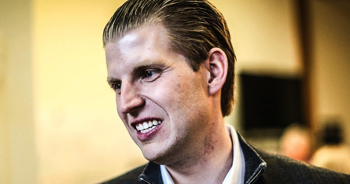 Eric Trump Suggests His Father Tunes Out Criticism So He Doesn’t Harm Himself