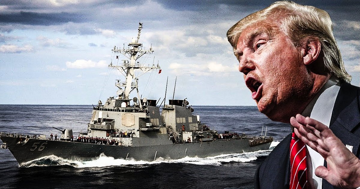 Trump Says “That’s Too Bad” When He Learns That 10 U.S. Sailors Are Missing At Sea