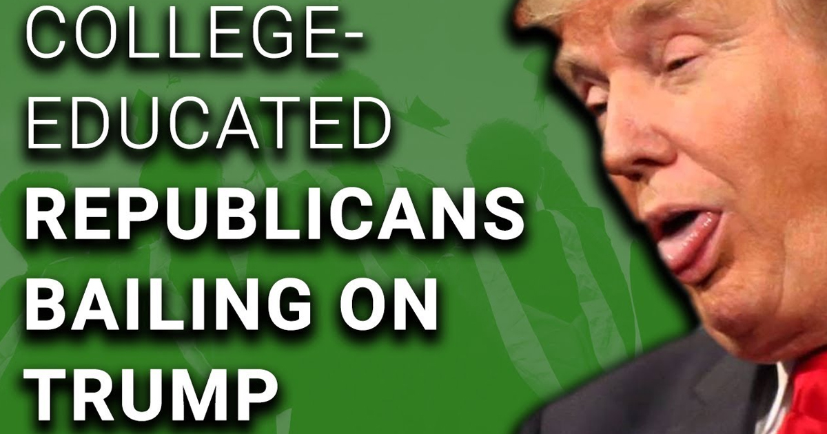 Educated Republicans Are Abandoning Trump – David Pakman Show