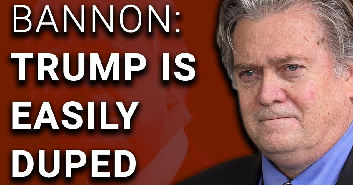 Shocking Steve Bannon Admission: Trump is Easily Duped – David Pakman Show