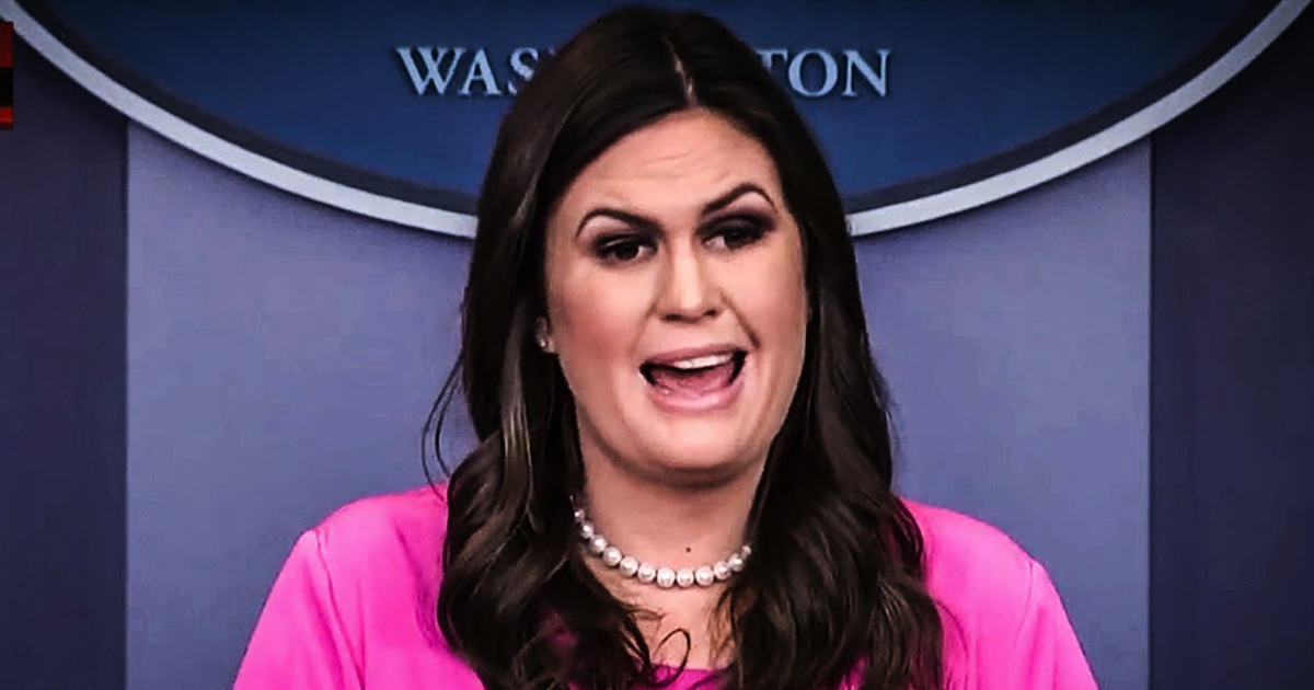 Sarah Huckabee Sanders Lies Again, Says That The Manafort Indictment Is Actually About Democrats